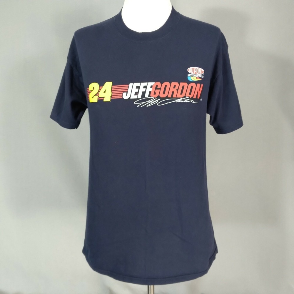 Chase NASCAR Shirt Mens Large Blue Jeff Gordon 24 Winners Circle Racing Graphic